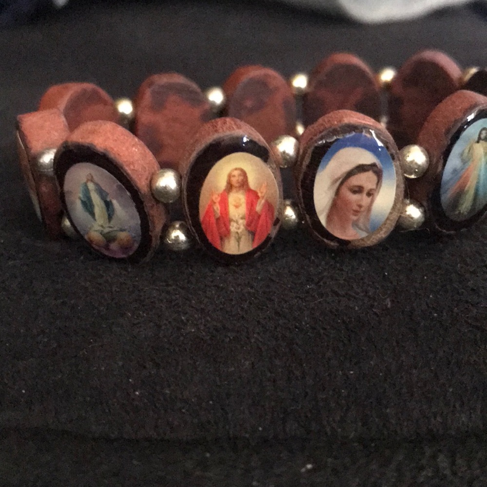 Holy Saint Stretch Bracelet from Italy